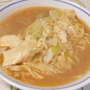 卵とじ味噌ラーメン